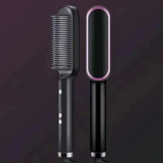 2-in-1 Ionic Hair Straightener Styling Comb - Smooth & Style