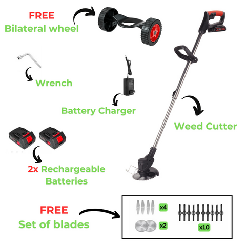 3-in-1 Cordless Grass Lawn Mower (+ FREE set of blades) 🏡