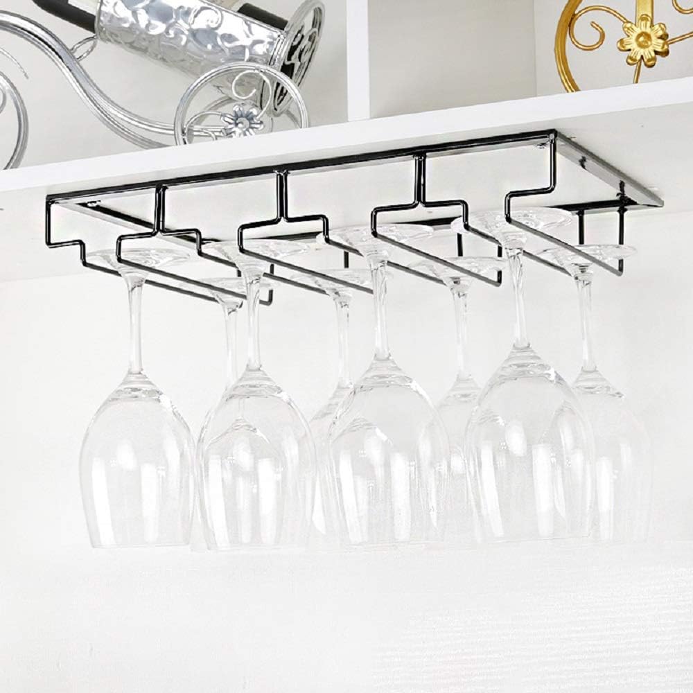 Under Cabinet Wine Glass Rack