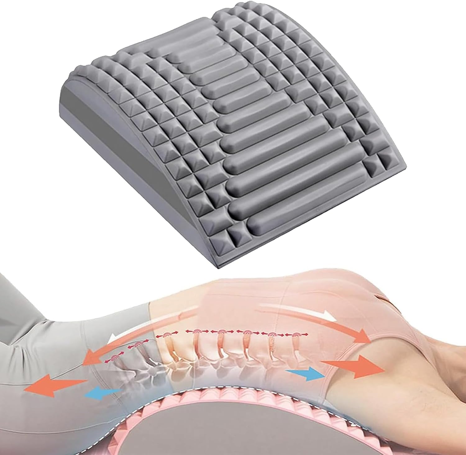 Lumbar Stretcher Refresh for Neck and Back  Pain Relief