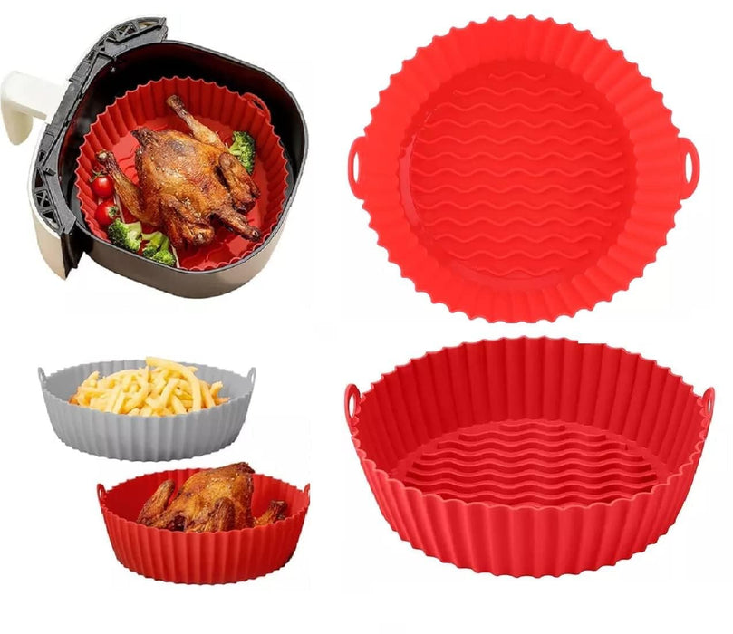 Reusable Silicone Air Fryer Baking Tray