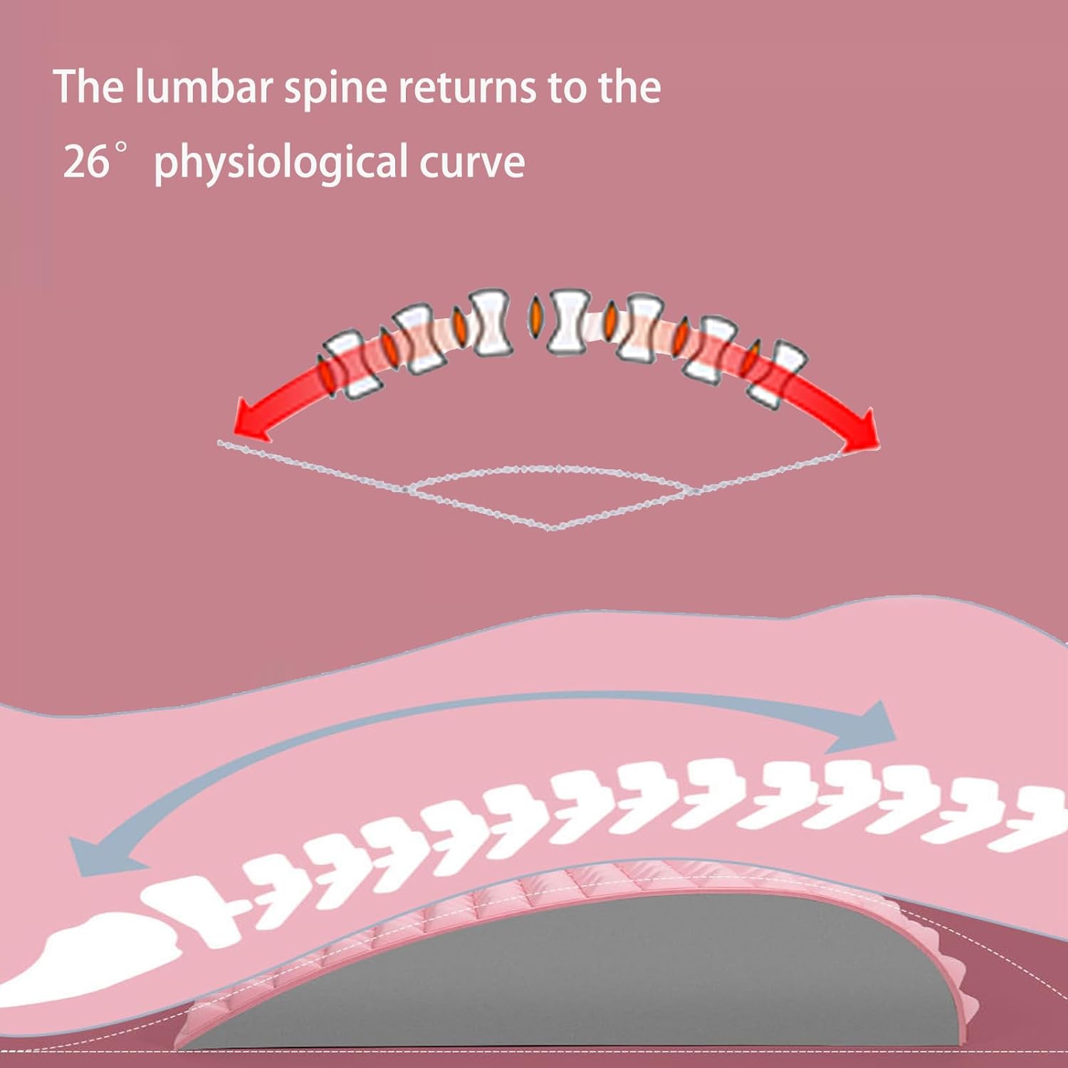 Lumbar Stretcher Refresh for Neck and Back  Pain Relief