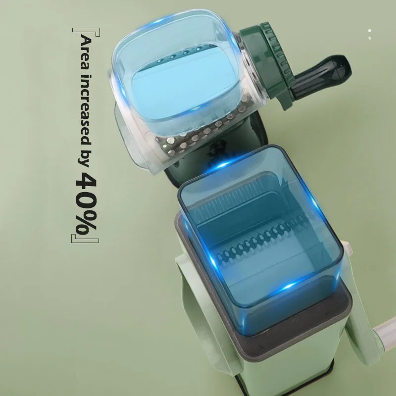 3 in 1 Multifunctional Drum Grater Shredder Slicer