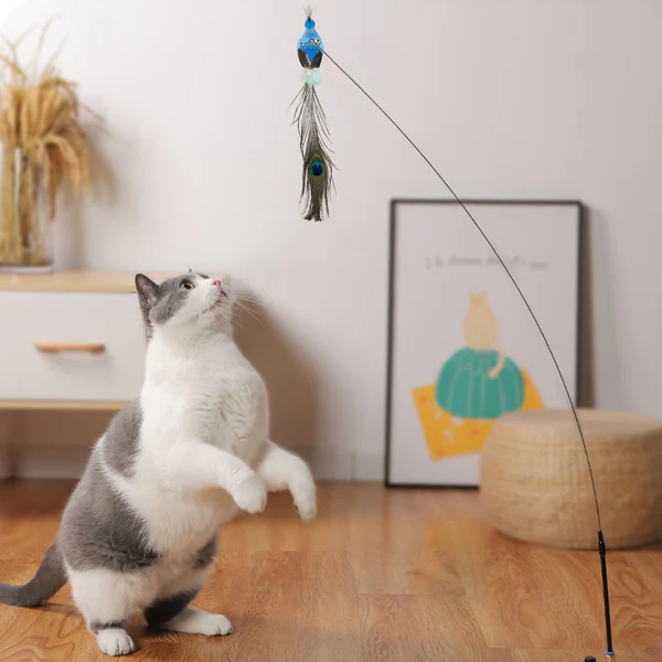 FeatherChase Bird Game – Interactive Cat Toy for Endless Fun