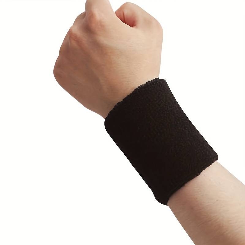 Sports Wrist Sweatbands Men Women 3 Pairs