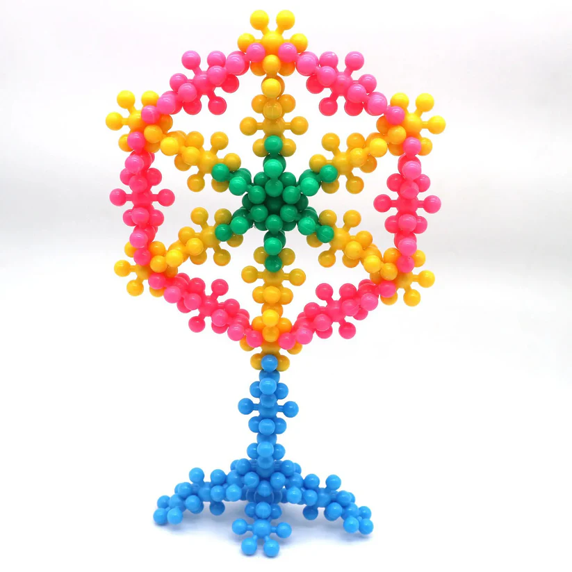 Montessori Snowflake Building Blocks | Inspire Creativity & Development