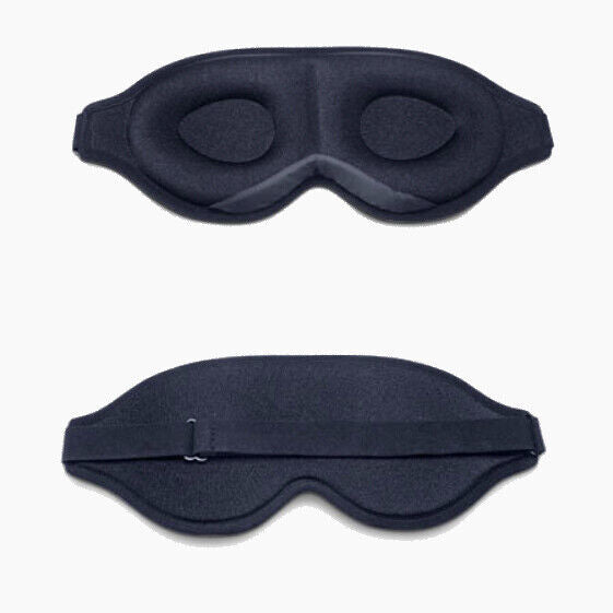 Professional 3D Blindfold Sleep Mask Memory Foam Soft Padded