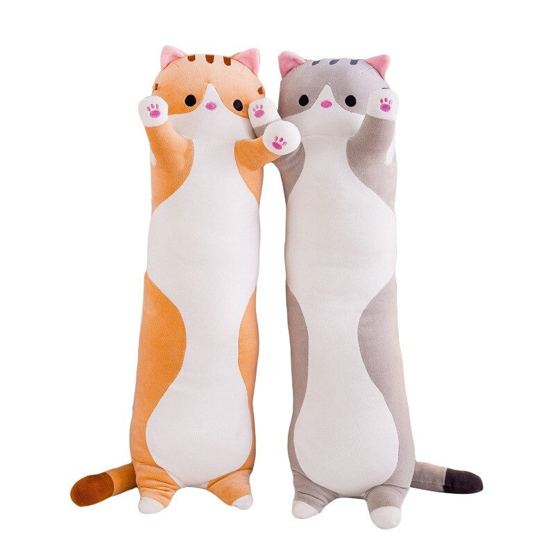 Looong Family Cat Stuffed Squishy Plush Pillow Toy