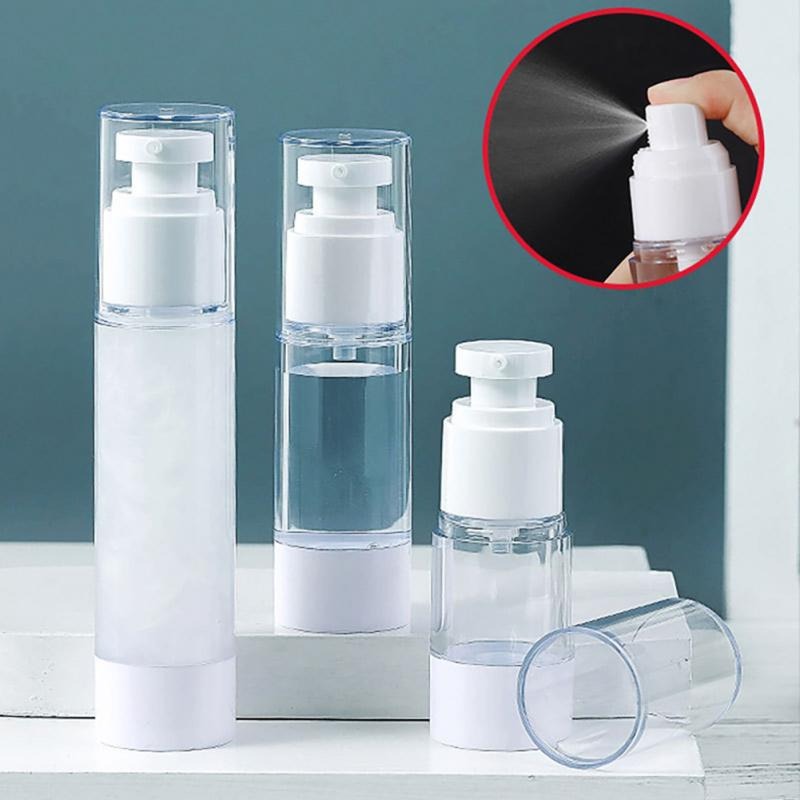 Airless Pump Vacuum Cosmetic Travel Container