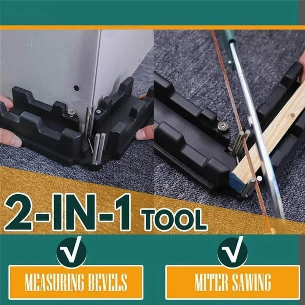 2-in-1 Mitre Measuring Angles Cutting Tool