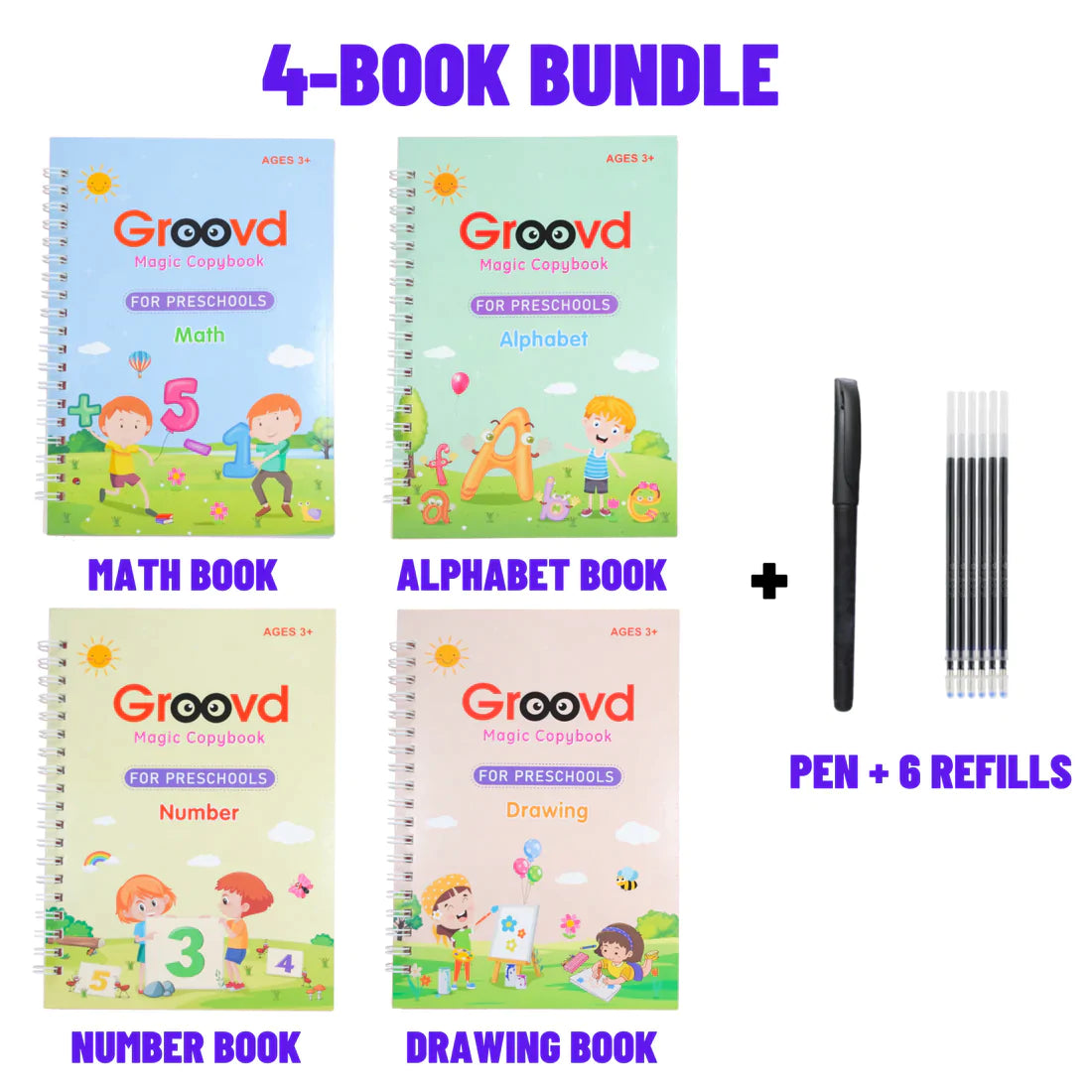 Magic Learning Books with Pen