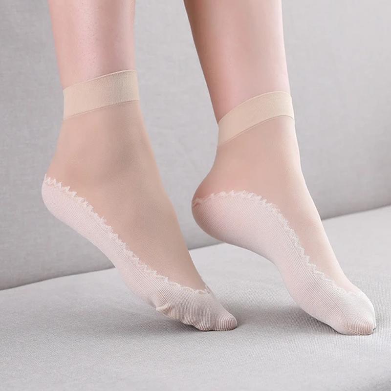 Silky Cotton Anti-Slip Socks