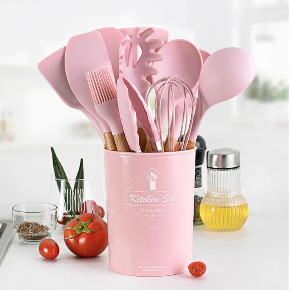 Silicone Kitchenware Cooking Utensils Set