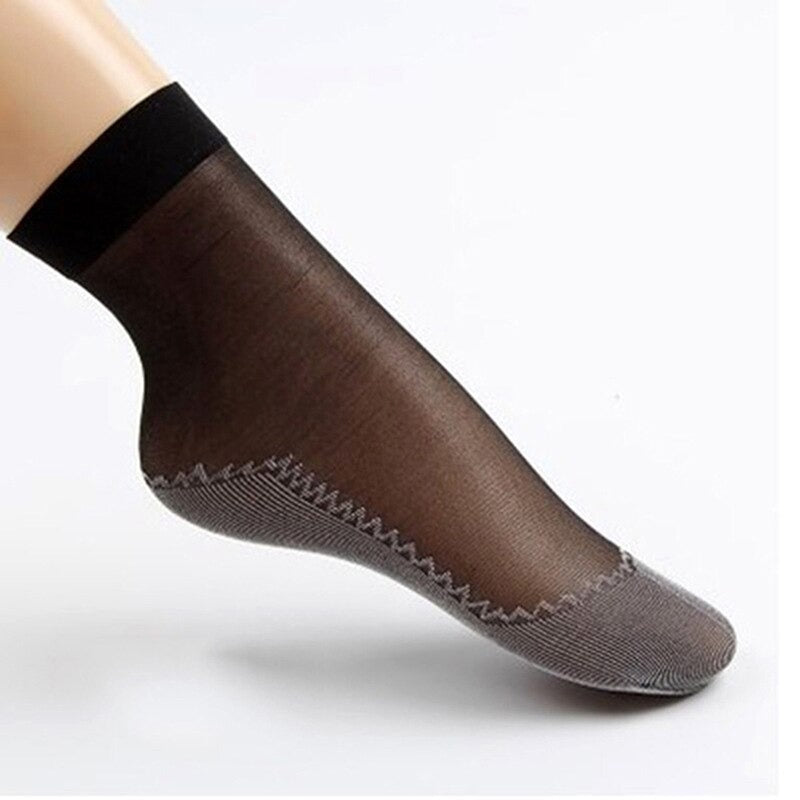 Silky Cotton Anti-Slip Socks