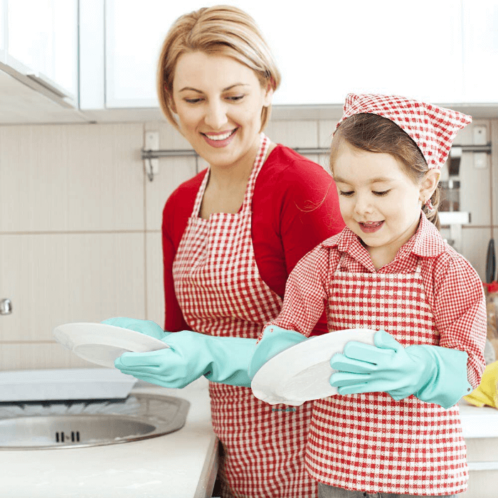 Silicone Dish Washing Gloves - Newmart