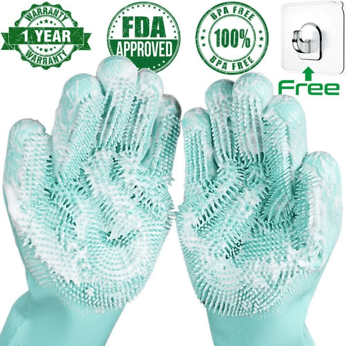 Silicone Dish Washing Gloves - Newmart