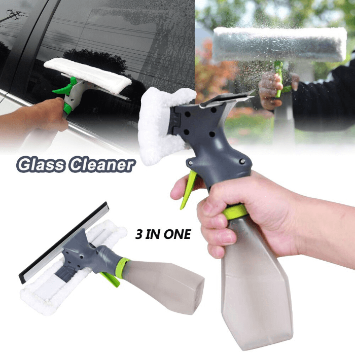 Water Sprayer Window Wiper