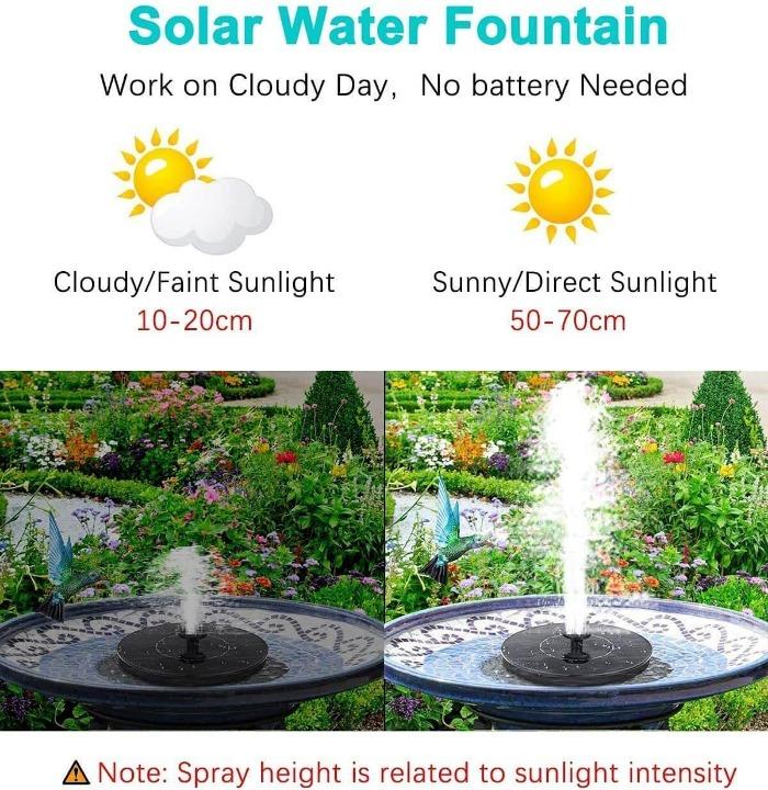 Solar Powered Bionic Fountain - Newmart