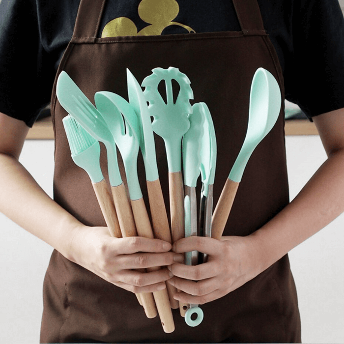 Silicone Kitchenware Cooking Utensils Set