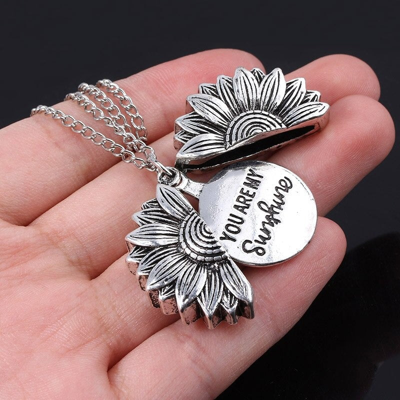 Inspirational Sunshine Flower Necklace