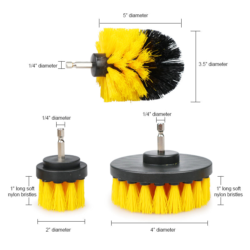 Super Electric Drill Power Scrubber Brush