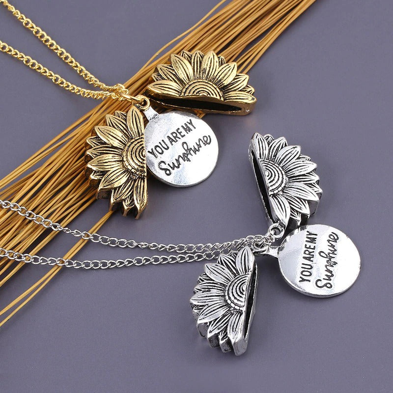 Inspirational Sunshine Flower Necklace