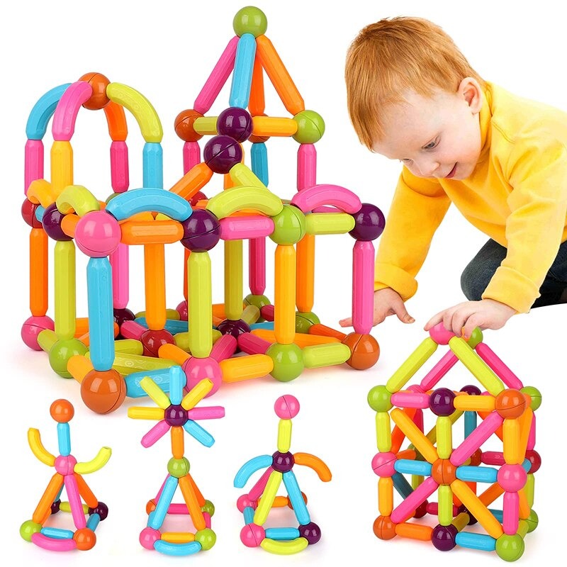 Creative Learning Magnetic Building Sticks