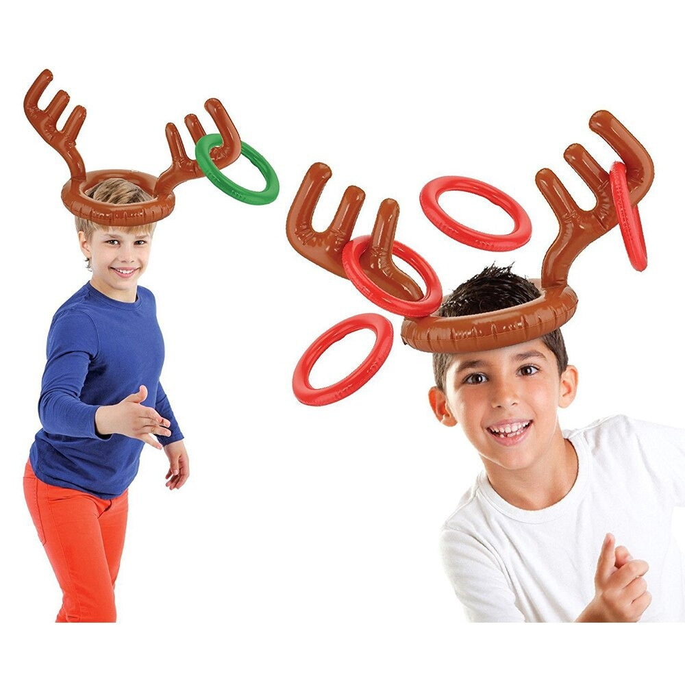 Christmas Reindeer Antler Ring Toss Game-Standard Set