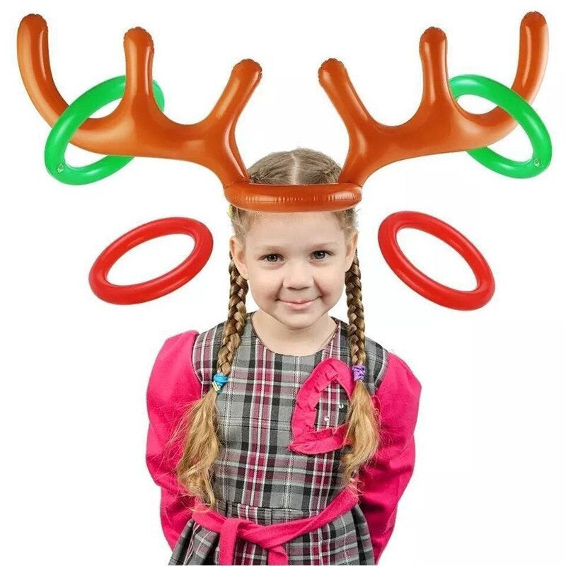 Christmas Reindeer Antler Ring Toss Game-Standard Set