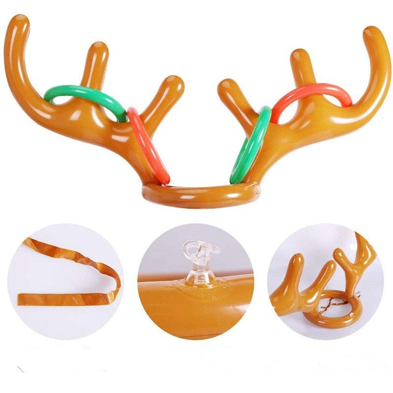 Christmas Reindeer Antler Ring Toss Game-Standard Set