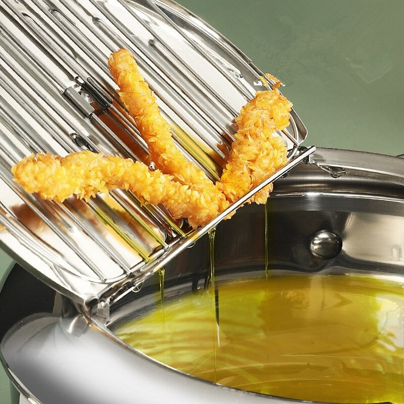 Stainless Steel Temperature Control Fryer Pan