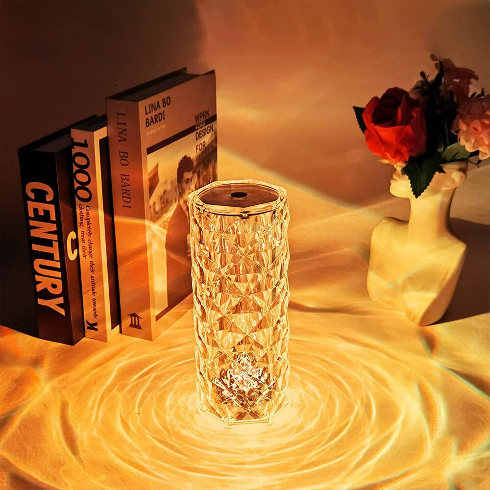 Chargeable Crystal Touching Lamp