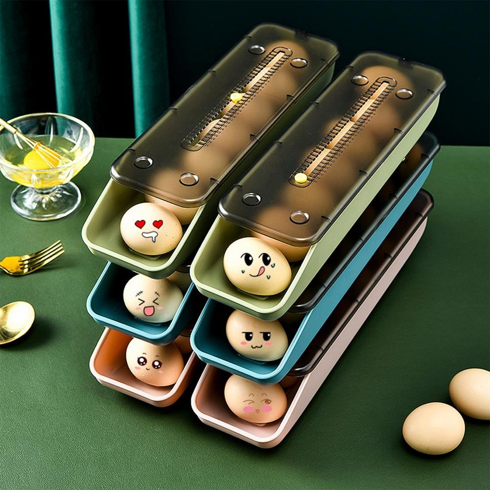 Automatic Egg Sliding Storage Box