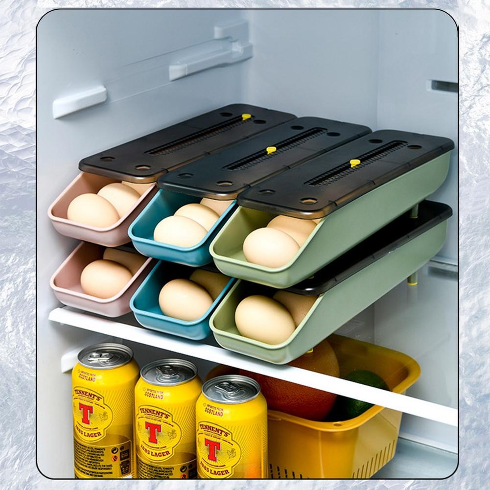 Automatic Egg Sliding Storage Box