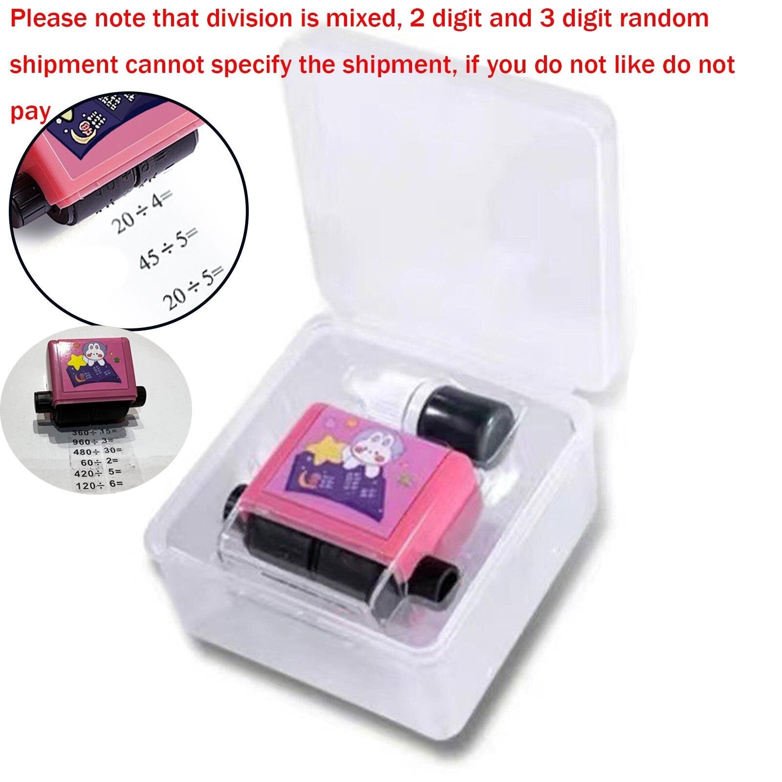 Smart Digital Math Teaching Roller Stamp Set of 4