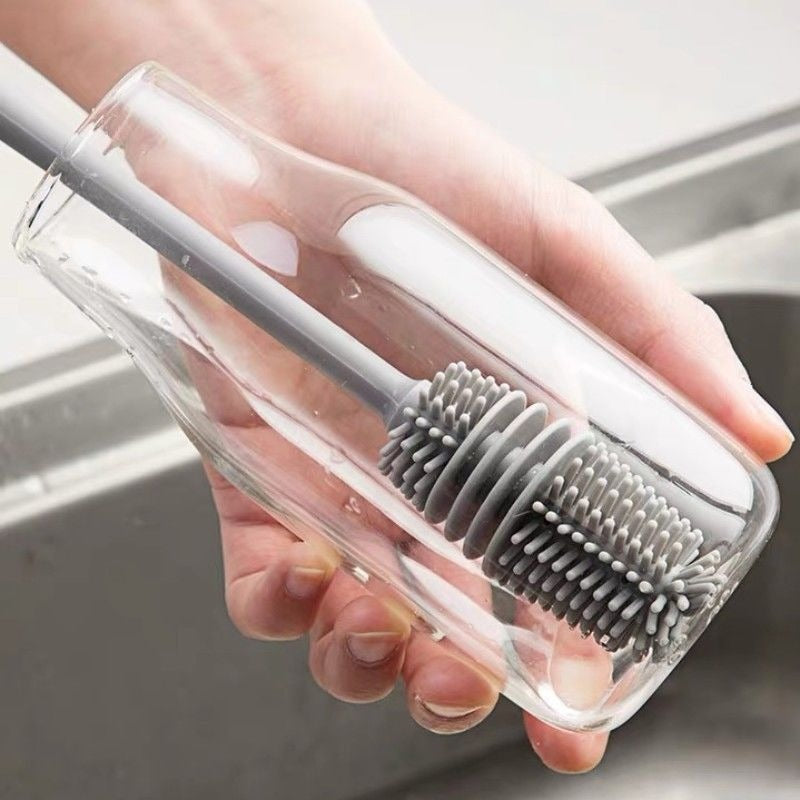 Long Handle Silicone Cup Brush Bottle Cleaner