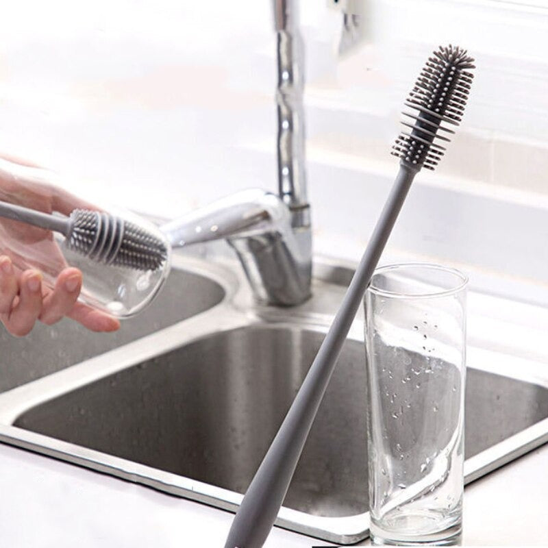 Long Handle Silicone Cup Brush Bottle Cleaner