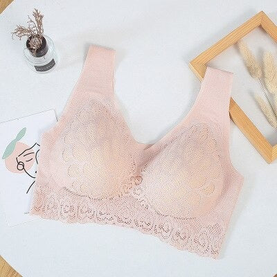 Plus Size Ice Silk Comfort Bra