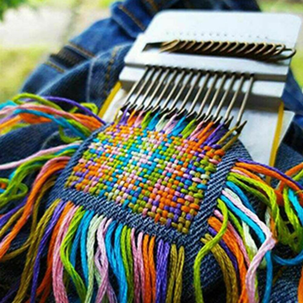 Wooden Darning Mini Loom Machine