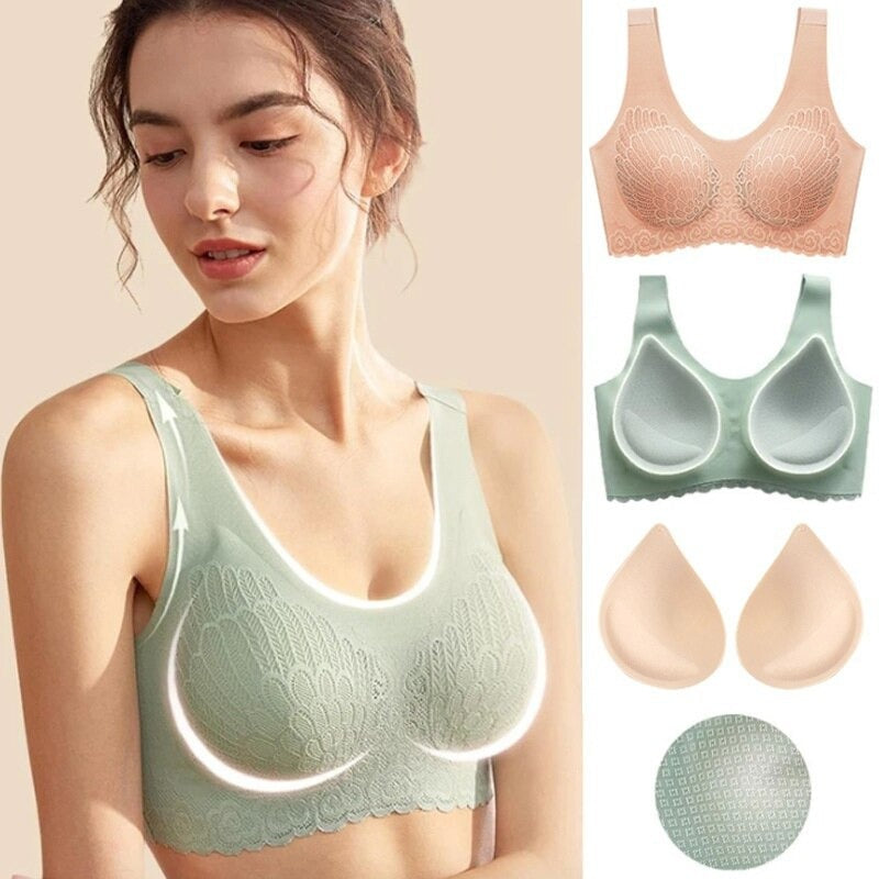 Plus Size Ice Silk Comfort Bra