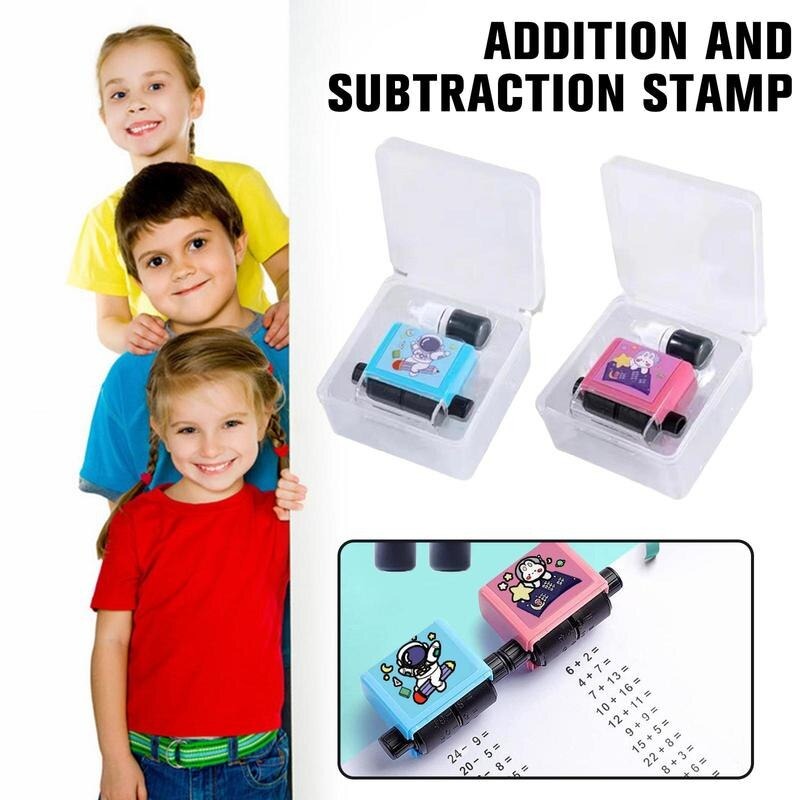 Smart Digital Math Teaching Roller Stamp Set of 4