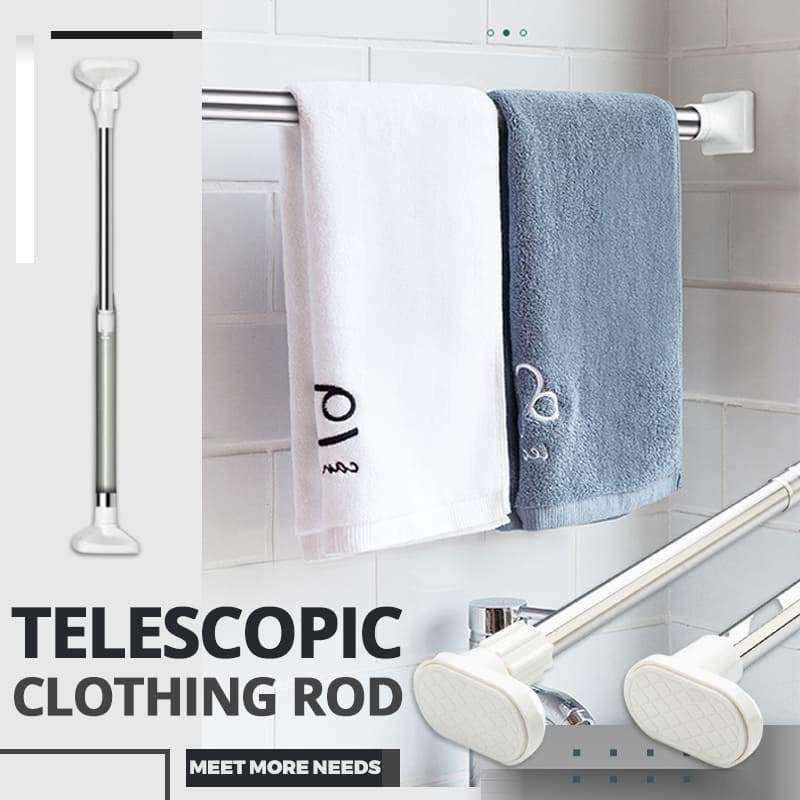 Punch-free Telescopic Clothing Rod