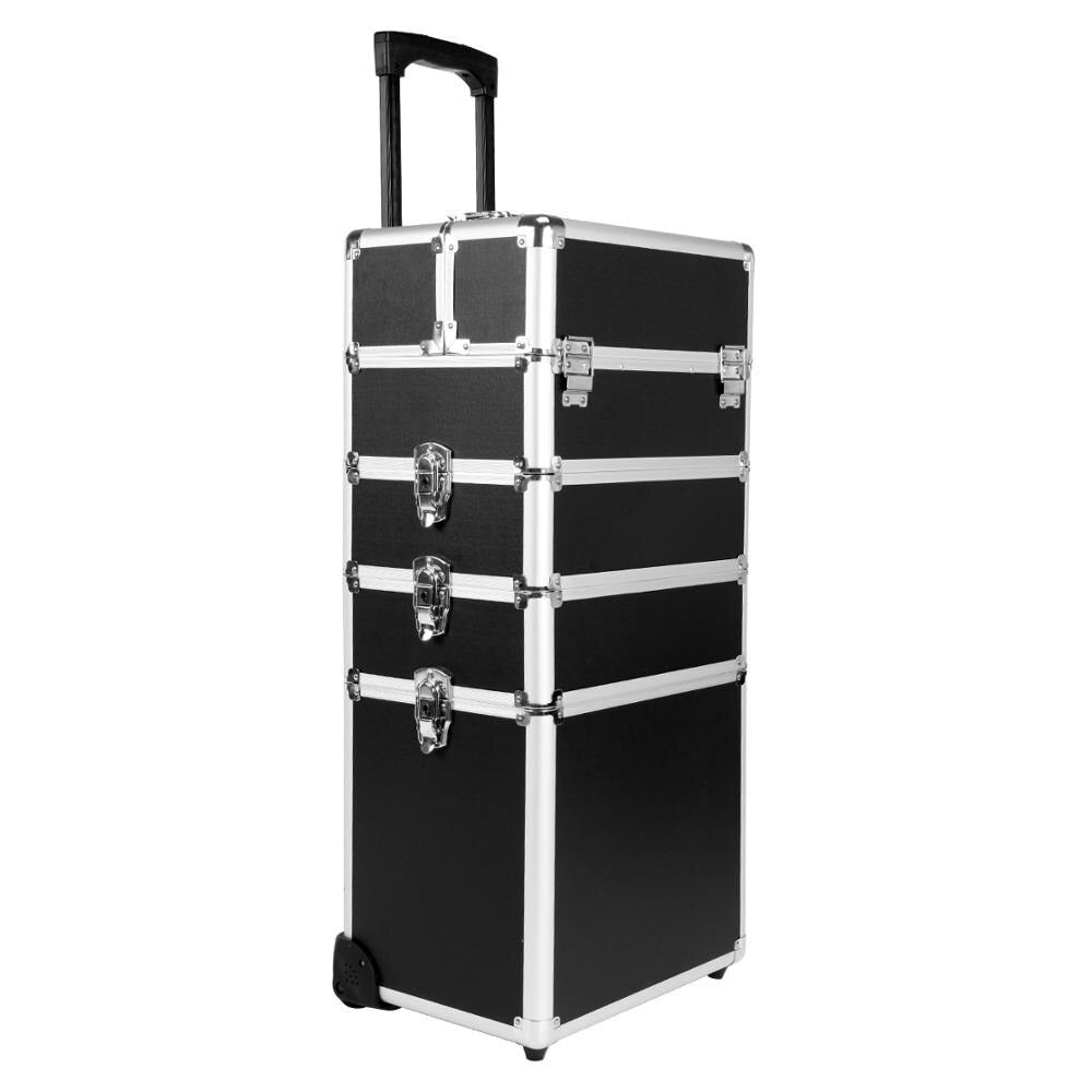 Multifunctional Beauty Cosmetic Make-Up Trolley Case