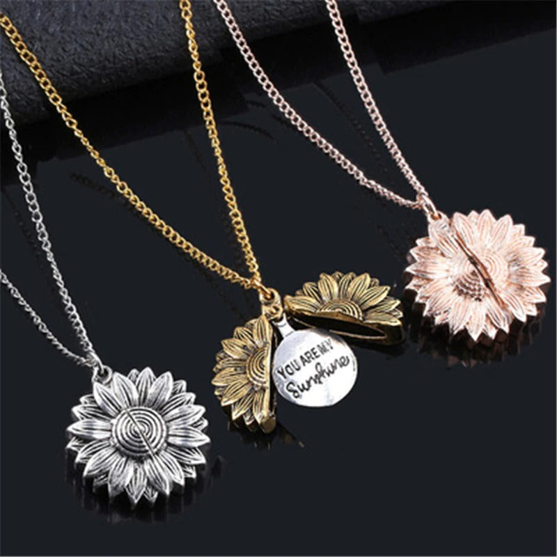 Inspirational Sunshine Flower Necklace